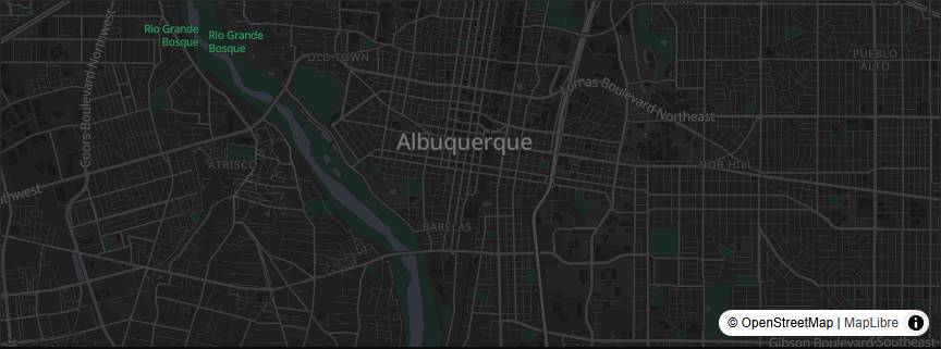 El mapa de Albuquerque dentro del archivo