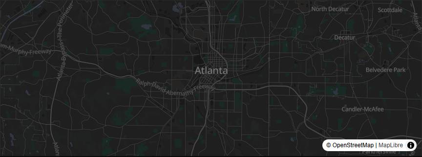El mapa de Atlanta dentro del archivo