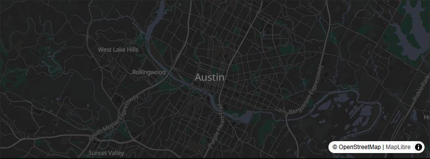 El mapa de Austin dentro del archivo