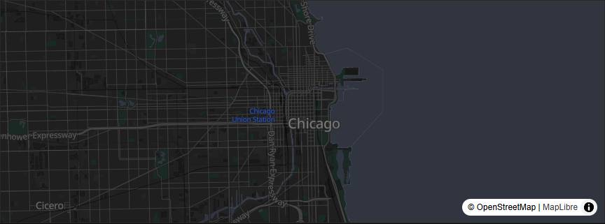 El mapa de Chicago dentro del archivo