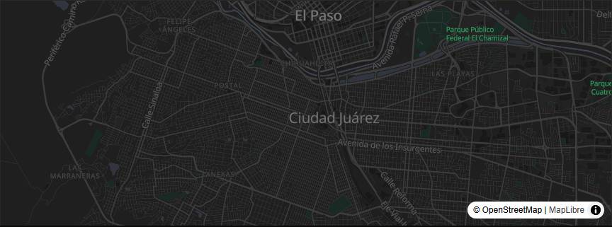 El mapa de Ciudad Juarez dentro del archivo