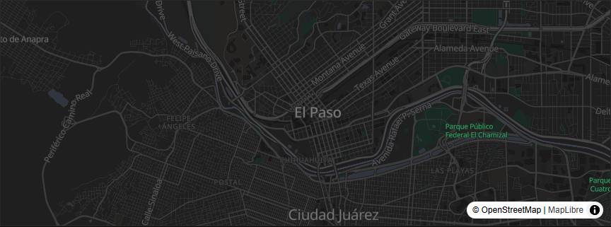 El mapa de El Paso dentro del archivo