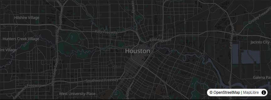 El mapa de Houston dentro del archivo
