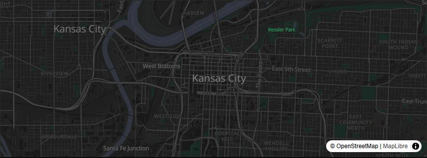 El mapa de Kansas City dentro del archivo