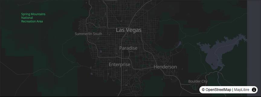 Así se ve el mapa de Las Vegas abierto sin internet