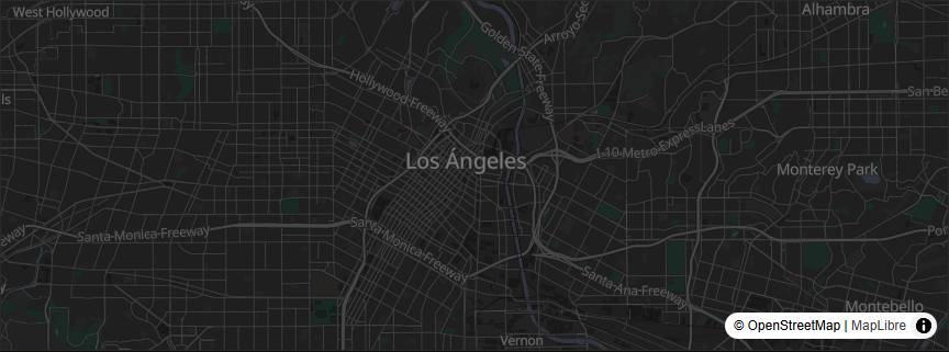 El mapa de Los Angeles dentro del archivo