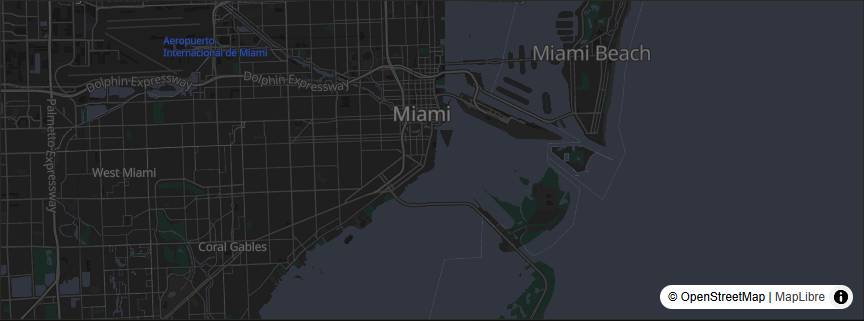 El mapa de Miami dentro del archivo