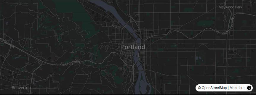 El mapa de Portland dentro del archivo