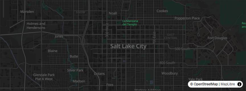 El mapa de Salt Lake City dentro del archivo