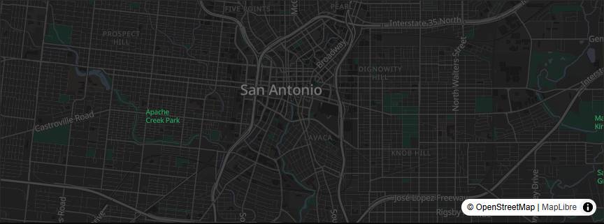 El mapa de San Antonio dentro del archivo