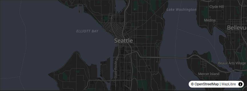 El mapa de Seattle dentro del archivo