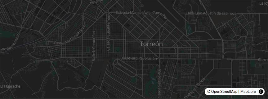 El mapa de Torreon dentro del archivo