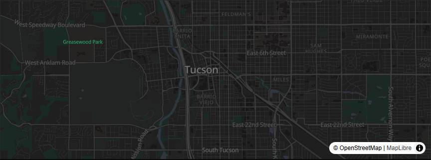 El mapa de Tucson dentro del archivo